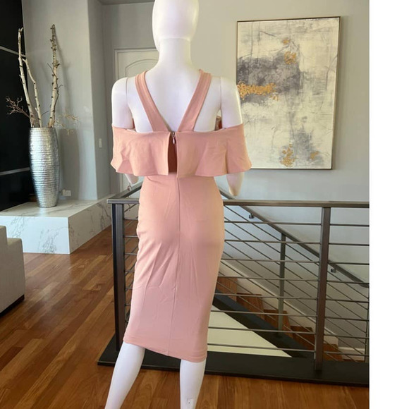 Nookie Hermosa Midi Dress in Pink Blush - XS - Picture 2 of 11